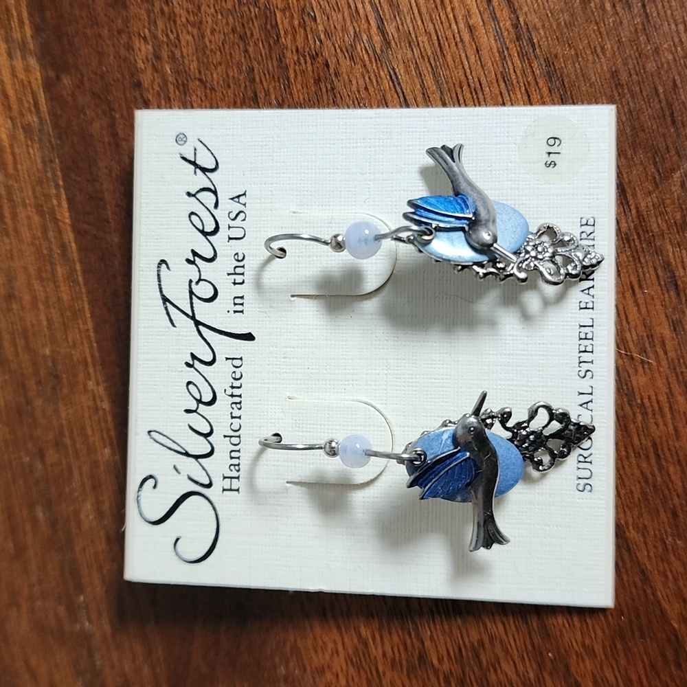 Hummingbird earrings